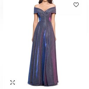 Purple sparkle Gown